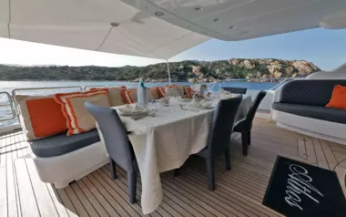 Athos by Leopard – Private Motor Yacht Charter in Sardinia