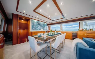 Beachfront by Hargrave – Private Motor Yacht Charter in the Bahamas