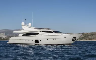 Day Off by Ferretti – Private Motor Yacht Charter in Santorini