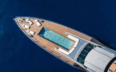 DB9 by Palmer Johnson – Private Superyacht Charter in Sardinia