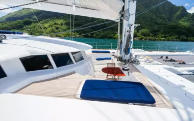 Douce France by Alumarine – Private Sailing Catamaran Charter in Tahiti