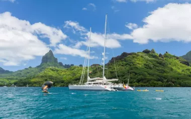 Douce France by Alumarine – Private Sailing Catamaran Charter in Tahiti