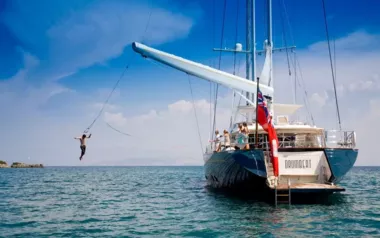 Drumbeat by Alloy Yachts – Private Motor Sailer Charter in Melbourne