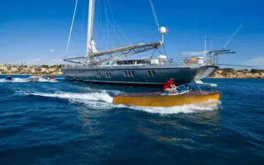Dwinger by Royal Huisman – Private Motor Sailer Charter in Ibiza