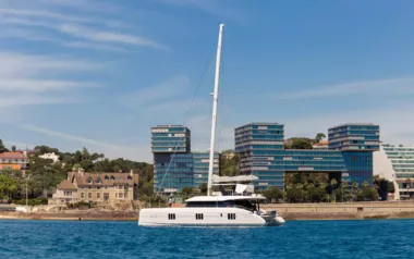 Feel the Blue by Sunreef Yachts – Private Sailing Catamaran Charter in Gaeta