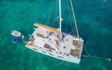 Good Vibrations by Leopard Catamarans – Private Power Catamaran Charter in Guadeloupe
