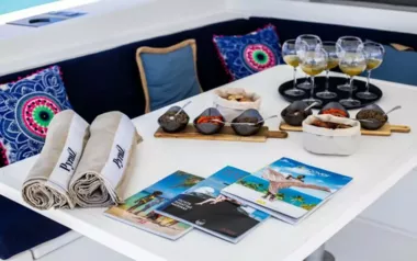 Gourmet by Lagoon – Private Power Catamaran Charter in Simpson Bay