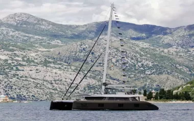 Gyrfalcon by Sunreef Yachts – Private Sailing Catamaran Charter in Larnaca