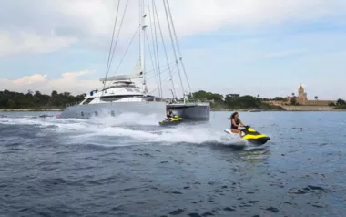 Hutiane by N.A.C. – Private Sailing Catamaran Charter in Cannes