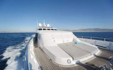 Milos at Sea by Codecasa – Private Motor Yacht Charter in Athens