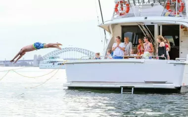 Pisces by Riviera – Private Motor Yacht Charter in Sydney