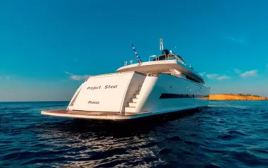 Project Steel by Bugari – Private Motor Yacht Charter in Athens