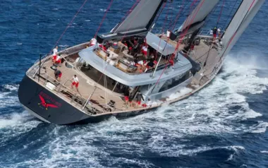 Seahawk by Perini Navi – Private Motor Sailer Charter in St Georges