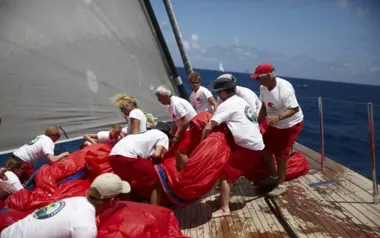 Seahawk by Perini Navi – Private Motor Sailer Charter in St Georges