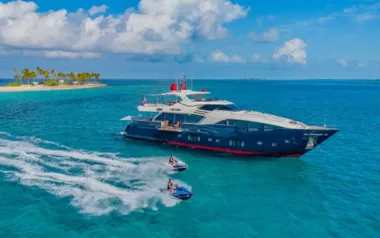 One and Only by Ferretti – Private Motor Yacht Charter in Guadeloupe
