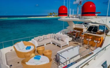 One and Only by Ferretti – Private Motor Yacht Charter in Guadeloupe