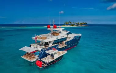 One and Only by Ferretti – Private Motor Yacht Charter in Guadeloupe