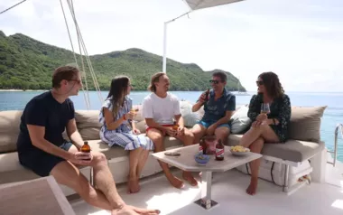 Pink Sky by Fountaine Pajot – Private Sailing Catamaran Charter in Nassau