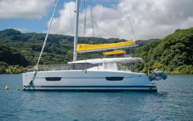 Lucia 400 by Fountaine Pajot – Private Sailing Catamaran Charter in Tahiti