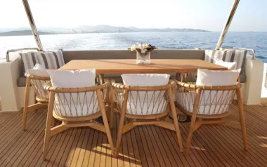 Funsea by Aicon – Private Motor Yacht Charter in Santorini