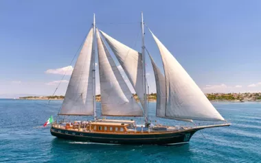 Myra by Ege Yat – Private Motor Sailer Charter in Greece