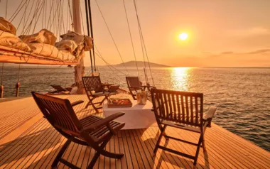 Myra by Ege Yat – Private Motor Sailer Charter in Greece