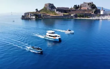 Nisi by Nisi Yachts – Private Power Catamaran Charter in Greece