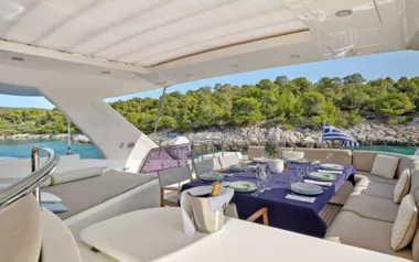 Pareakki by Ferretti – Private Motor Yacht Charter in Athens