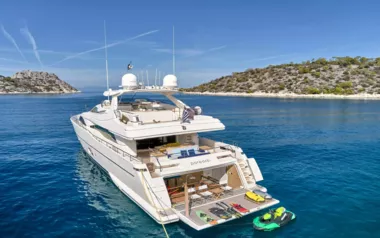Pareakki by Ferretti – Private Motor Yacht Charter in Athens