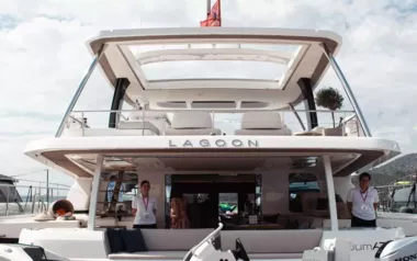 Valium by Lagoon – Private Power Catamaran Charter in Greece