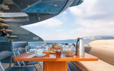 Greece by Riva – Private Motor Yacht Charter in Santorini