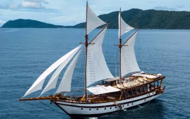 Majik by Yann Martinie – Private Motor Sailer Charter in Bali