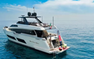 E3 by Ferretti – Private Motor Yacht Charter in Sardinia