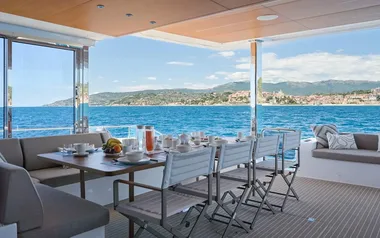 Atraversia by VisionF – Private Power Catamaran Charter in Amalfi