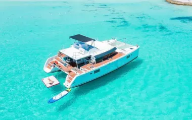 SUP by Lagoon – Private Power Catamaran Charter in Simpson Bay