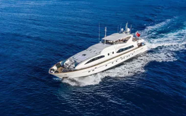 Sanref by Falcon – Private Motor Yacht Charter in Bodrum
