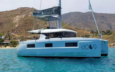 Moondance III by Lagoon – Private Power Catamaran Charter in Greece