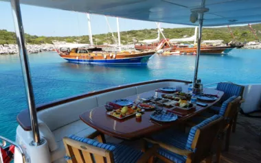 TopShelf by Hatteras – Private Motor Yacht Charter in Gros Islet