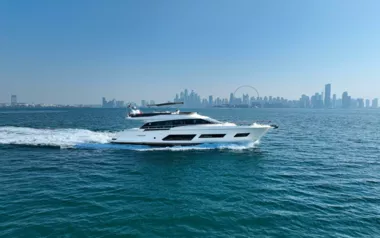 Swiss by Ferretti – Private Motor Yacht Charter in Abu Dhabi