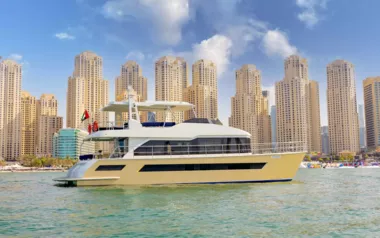 Explo by Walker – Private Power Catamaran Charter in the United Arab Emirates
