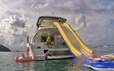 Sanyati by Leopard Catamarans – Private Power Catamaran Charter in Thailand