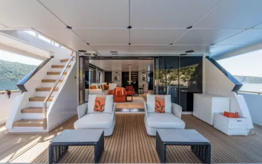 At One by Ferretti – Private Superyacht Charter in Greece