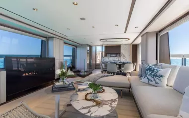 5 Palms by Ferretti – Private Superyacht Charter in the Turks and Caicos