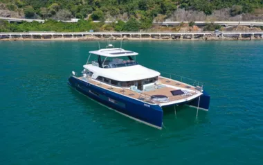 Blue Iris by Lagoon – Private Power Catamaran Charter in Aberdeen
