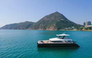 Blue Iris by Lagoon – Private Power Catamaran Charter in Aberdeen