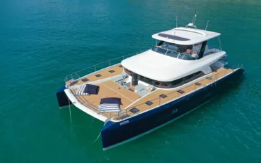 Blue Iris by Lagoon – Private Power Catamaran Charter in Aberdeen