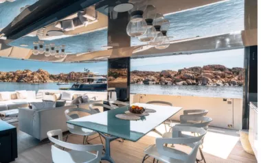 Pangea II by Arcadia – Private Motor Yacht Charter in Sardinia