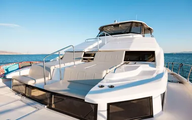 Mary's Grace by Aquila – Private Power Catamaran Charter in Mykonos