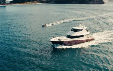 Wasting Light by Maritimo – Private Motor Yacht Charter in New Zealand