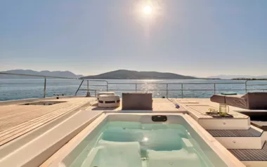 ChristAl MiO by Fountaine Pajot – Private Power Catamaran Charter in Greece